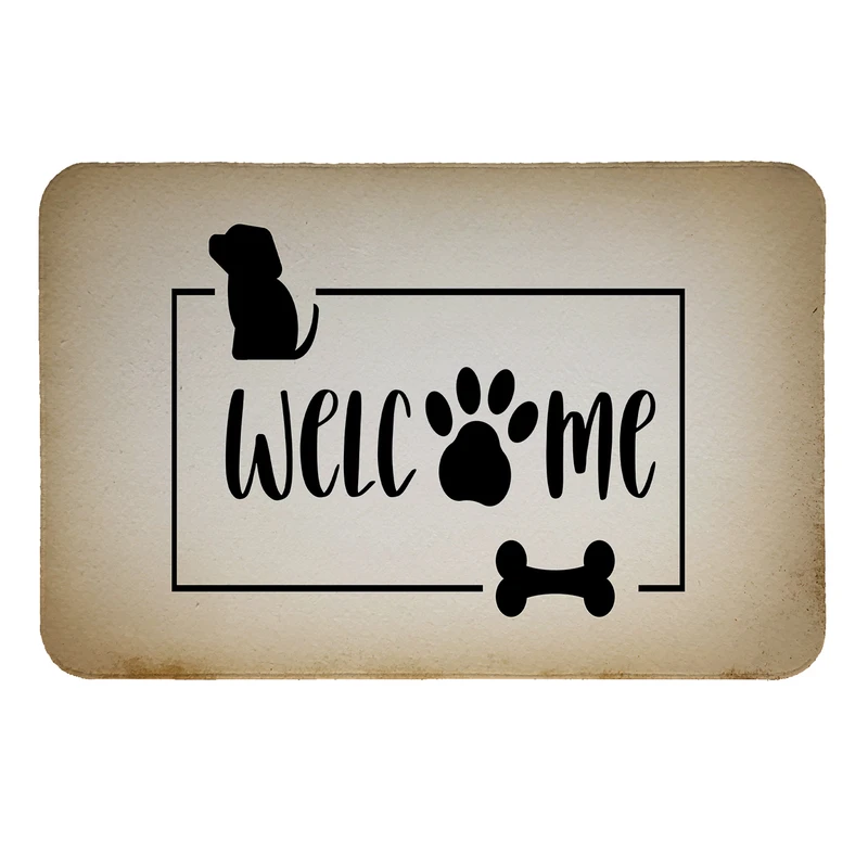 پادری طرح welcome کد 9521 سایز 50 × 70 سانتی متر