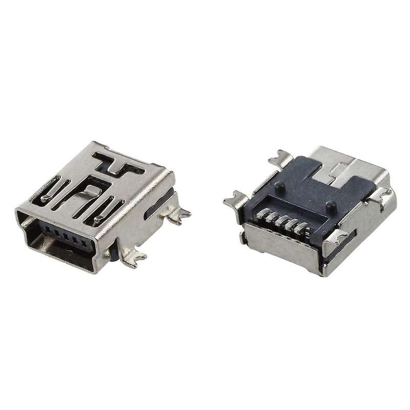 كانكتور مادگی USB-Mini مدل 5Pin-Type.B-PCB.Board بسته 2 عددی