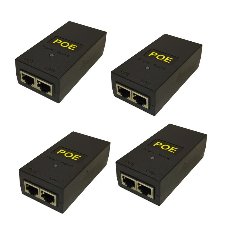آداپتور POE مدل QZ-POE-48V-G بسته 4 عددی
