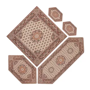 ست 5 تکه رومیزی ترمه مدل GHsfd-5.5