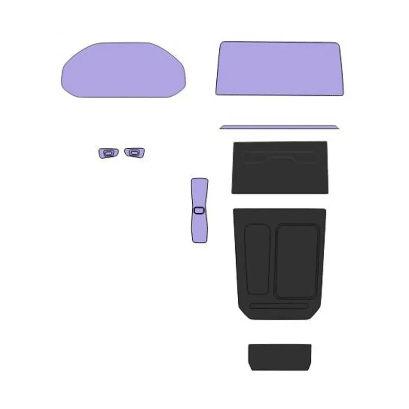 برچسب محافظ مانیتور و کنسول اس ان بلو مدل شاین مناسب برای تیگو 7 پرو مجموعه 5 عددی