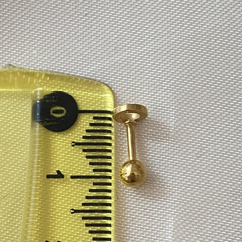 پیرسینگ گوش مدل دایره اسکویید گیم کد S