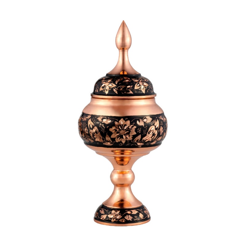 شکلات خوری مسی مدل الماس تراش کد ۲۲