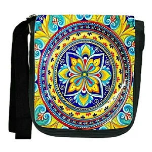کیف دوشی دخترانه طرح سنتی اسلیمی ds3