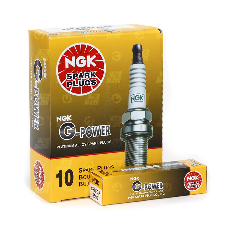 شمع موتورسیکلت ان جی کی مدل CR8EGP مجموعه 4 عددی