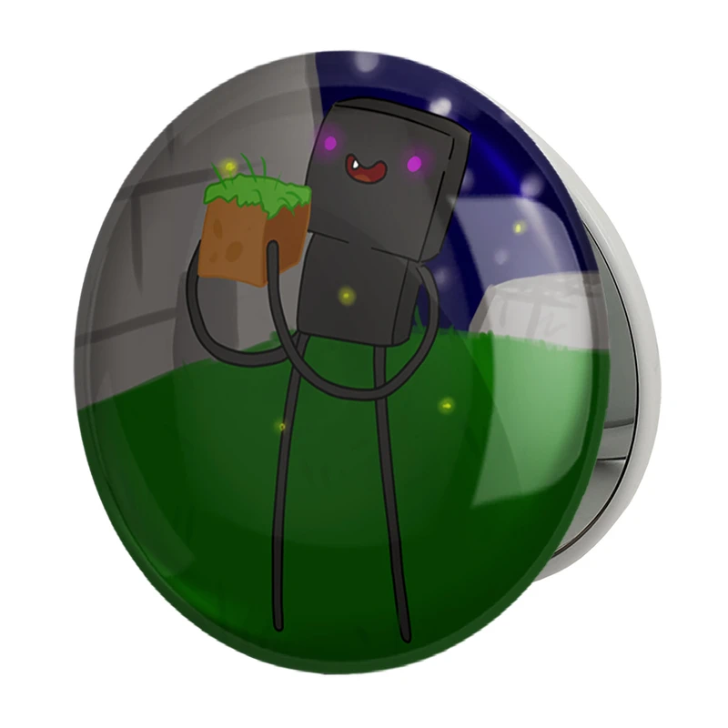 آینه جیبی خندالو طرح بازی ماینکرافت (Minecraft) مدل تاشو کد 36994