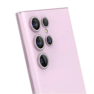 محافظ لنز دوربین گوف مدل Diamond مناسب برای گوشی موبایل سامسونگ Galaxy S23 Ultra