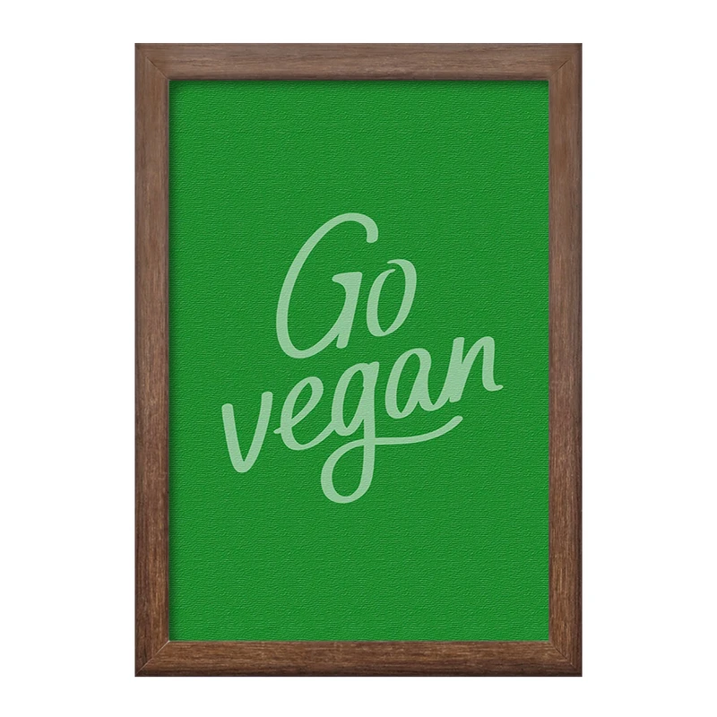تابلو خندالو طرح وگن Vegan کد 31121