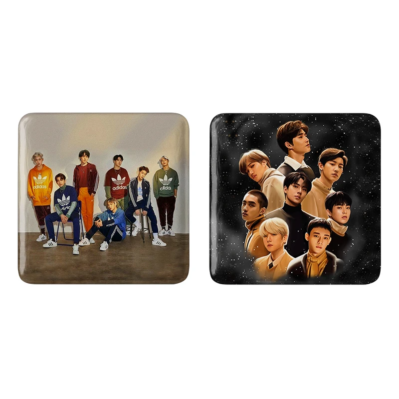 مگنت خندالو مدل گروه اکسو EXO کد 28332827 مجموعه 2 عددی