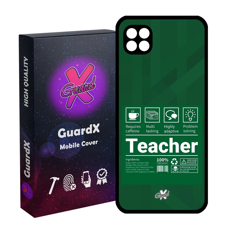 کاور گارد ایکس طرح معلم مدل Glass10537 مناسب برای گوشی موبایل سامسونگ Galaxy A22 5G