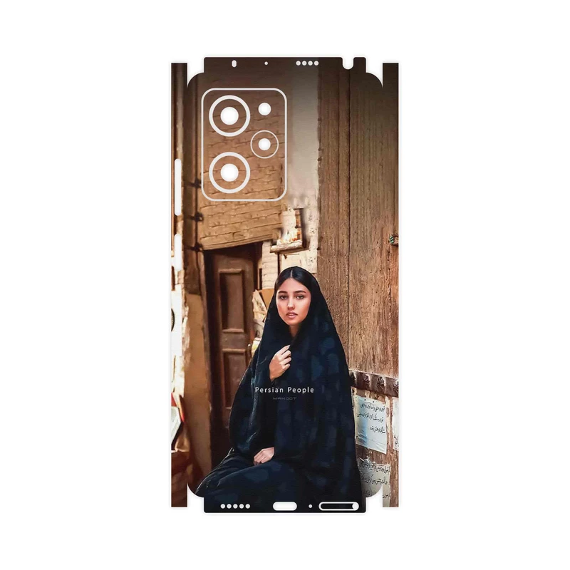 برچسب پوششی ماهوت مدل Portrait of an Iranian Woman-FullSkin مناسب برای گوشی موبایل شیائومی Poco X5 Pro