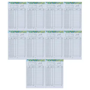 فاکتور فروش مدل تک نسخه کد A010 بسته 10 عددی