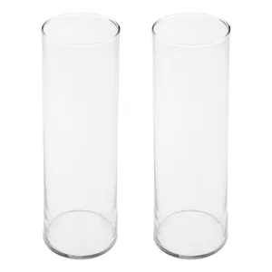 گلدان دکوری مدل استوانه کد 20 مجموعه دو عددی