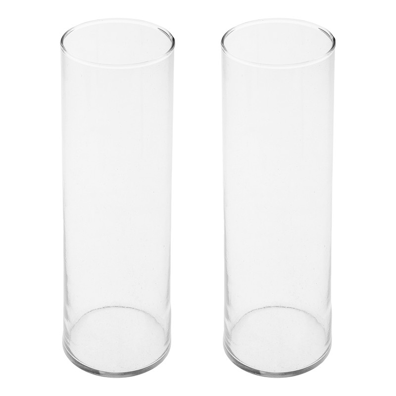 گلدان دکوری مدل استوانه کد 20 مجموعه دو عددی