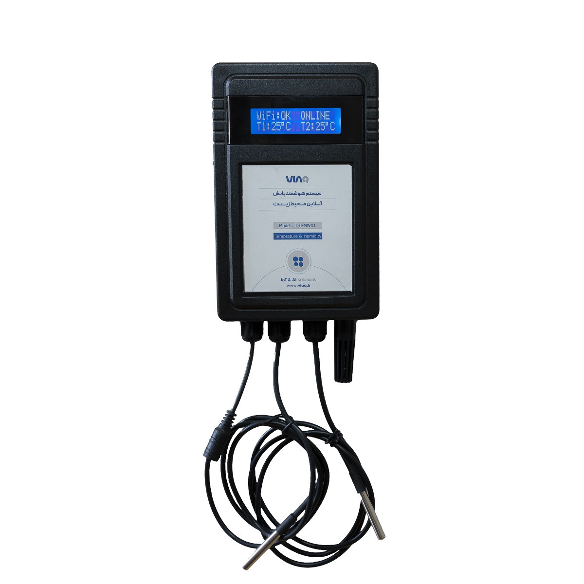 دیتالاگر دما و رطوبت ویاک مدل THI-MW01