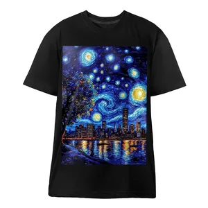 تیشرت آستین کوتاه مردانه مدل نقاشی