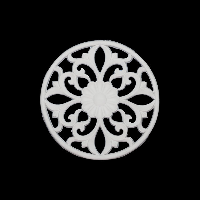 ابزار پیش ساخته مدل گل دایره ای پی وی سی کد 223 بسته 2 عددی