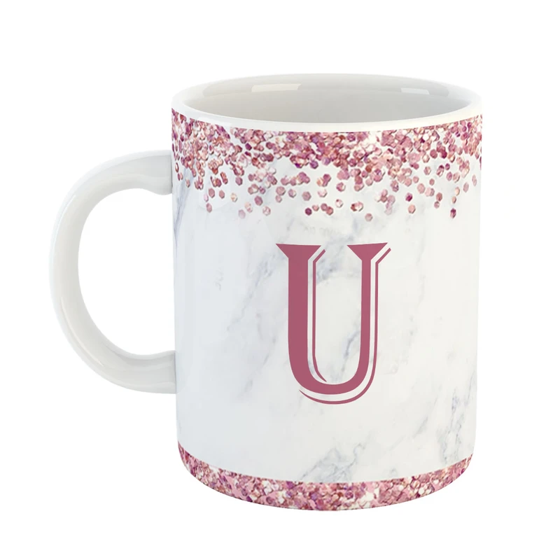 ماگ پاد افرین مدل فانتزی طرح حرف U کد 10