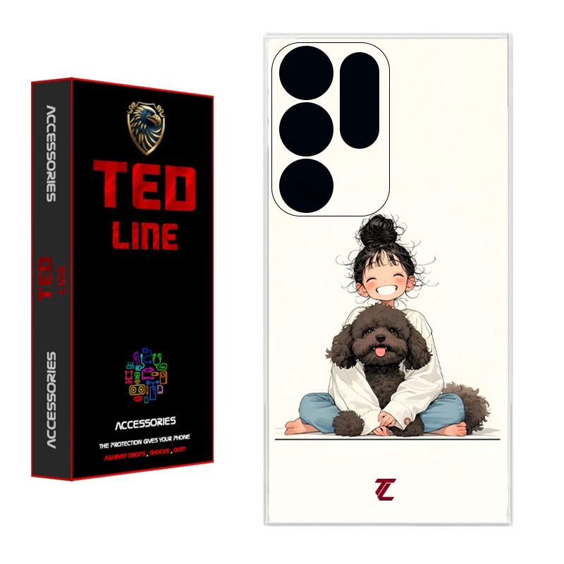 کاور تدلاین طرح سگ کد 1199 مناسب برای گوشی موبایل سامسونگ Galaxy S25 Ultra