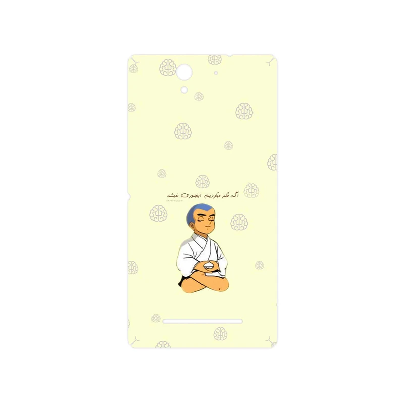 برچسب پوششی ماهوت مدل Ikkyu-san مناسب برای گوشی موبایل سونی Xperia C3 Dual