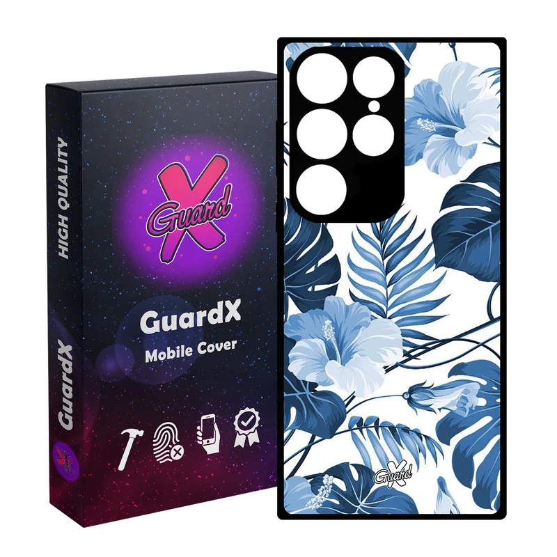 کاور گارد ایکس طرح Flower مدل Glass10354 مناسب برای گوشی موبایل سامسونگ Galaxy S24 Ultra