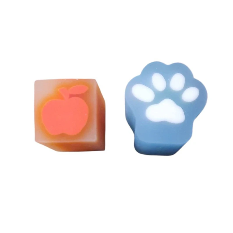 پاک کن مدل شانسی طرح پنجه و میوه کد mn12 بسته 2 عددی