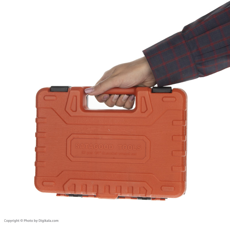 مجموعه 53 عددی آچار و سری بکس و پیچ گوشتی ساتاگود مدل G-10025