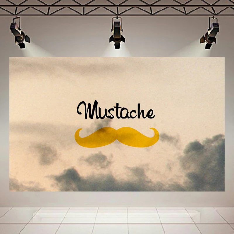 پوستر طرح آرایشگاه مردانه و سبیل مدل Mustache is Good کد AR24100