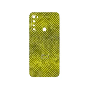 MAHOOT Yellow Snake Skin Cover Sticker for Xiaomi Redmi Note 8