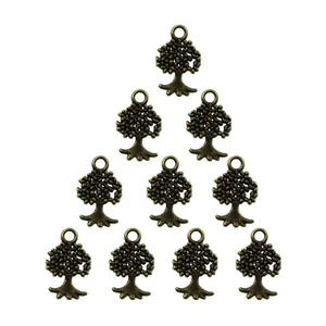 آویز دستبند و گردنبند مدل درخت کد AD 116 مجموعه 10 عددی