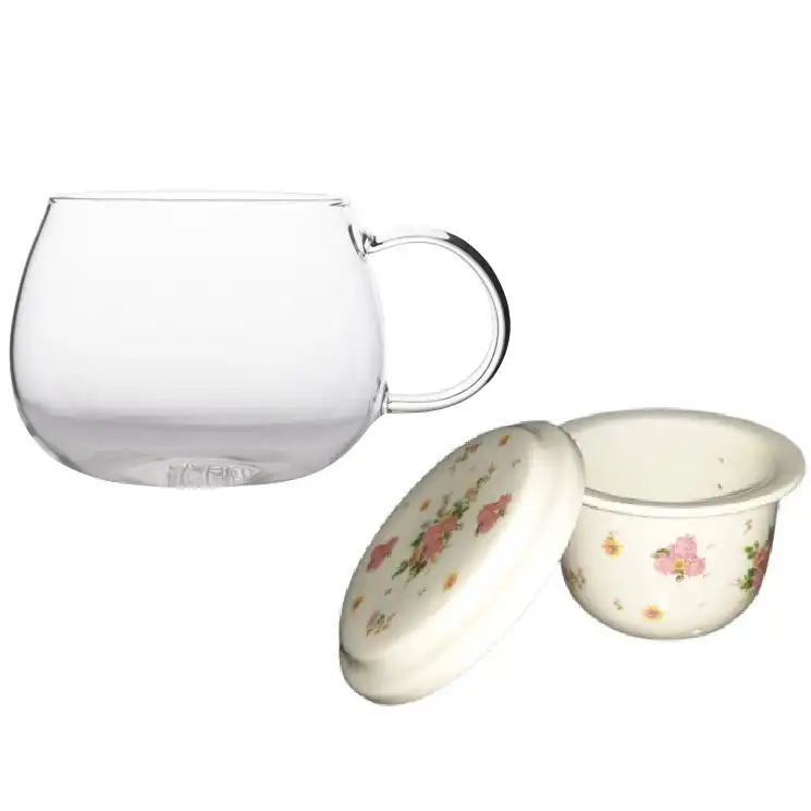 لیوان دمنوش ساز مدل فلاور رز