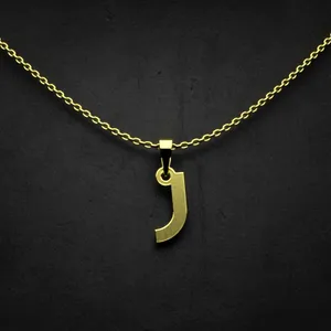 گردنبند طلا 18 عیار زنانه مدوپد مدل حرف ر کد I3-1-1568