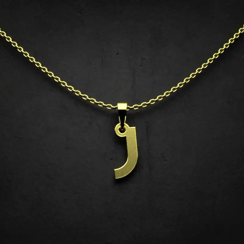گردنبند طلا 18 عیار زنانه مدوپد مدل حرف ر کد I3-1-1568