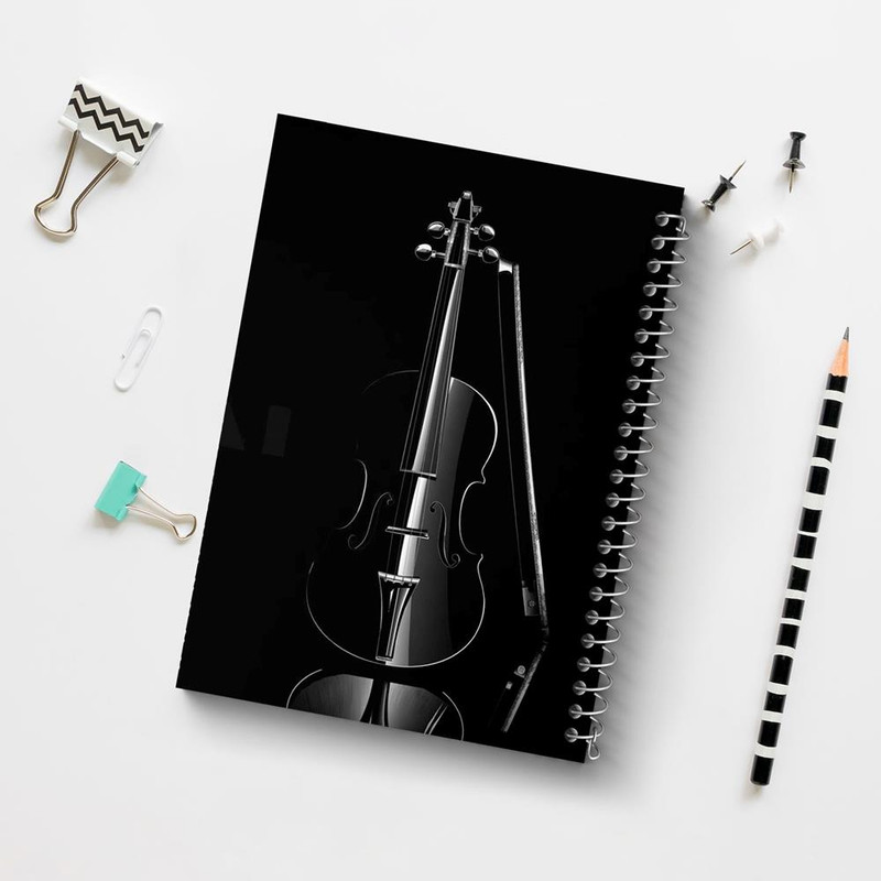 دفتر نت موسیقی 50 برگ خندالو مدل ویولن Violin کد 27951 دفتر نت موسیقی 50 برگ خندالو مدل ویولن Violin کد 27951