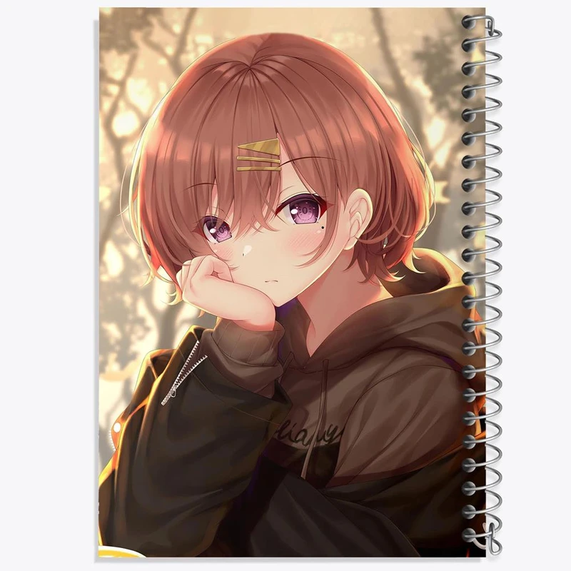 دفتر نقاشی 50 برگ خندالو مدل هیگوچی انیمه مادوکا مجیکا Madoka Magica کد 18367