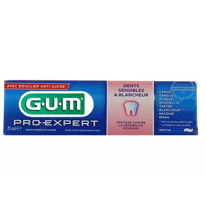 خمیر دندان جی یو ام مدل Dents sensible حجم 75 میلی لیتر