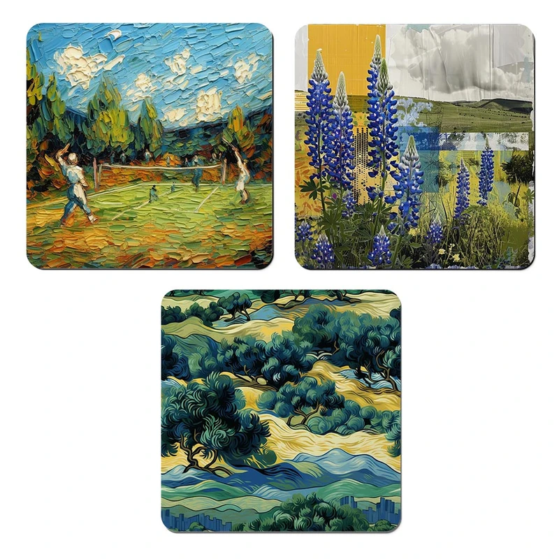 مگنت صباطرح مدل نقاشی ونگوک کد M1310 مجموعه 3 عددی