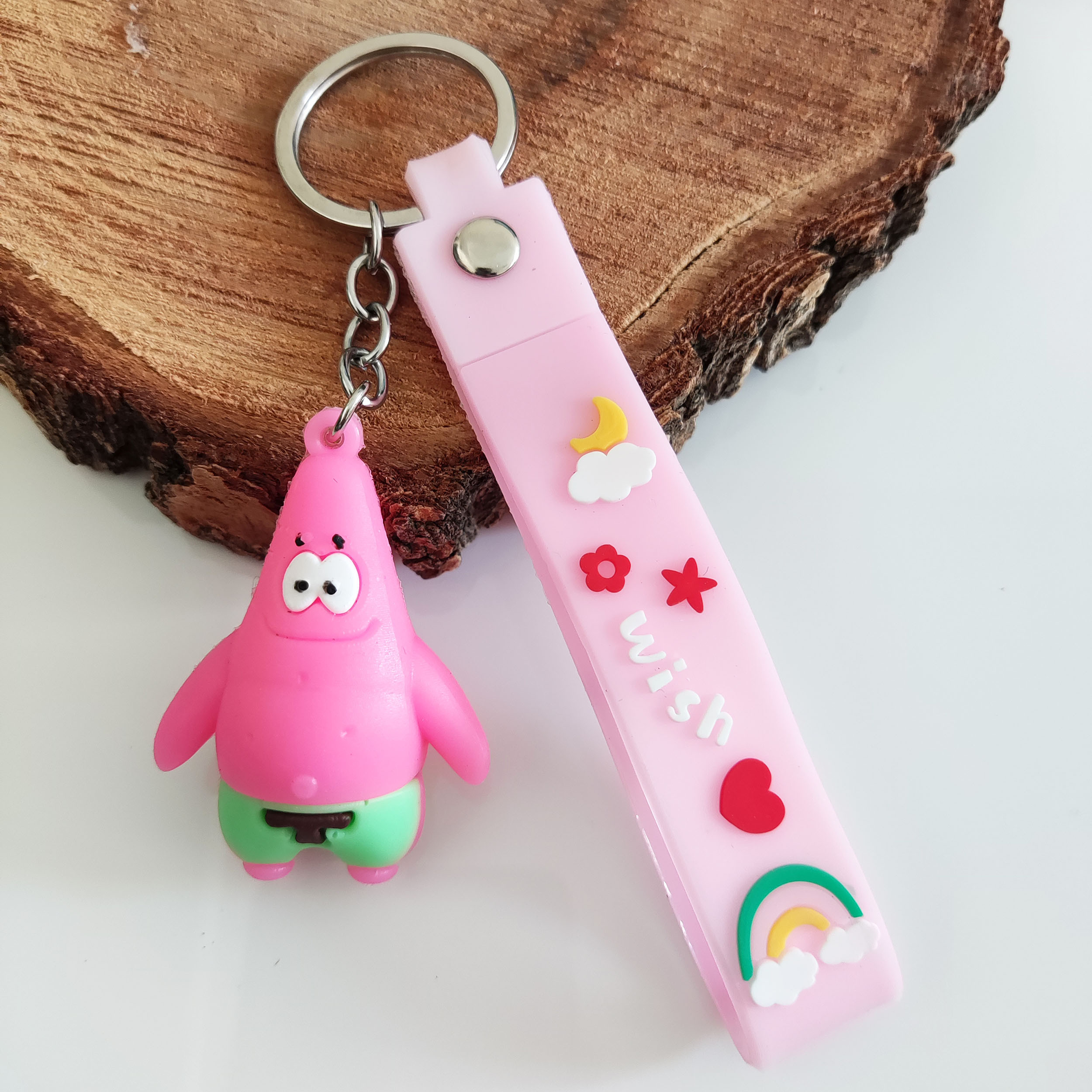 جاکلیدی مدل سیلیکونی طرح باب اسفنجی و دوستان کد DB22