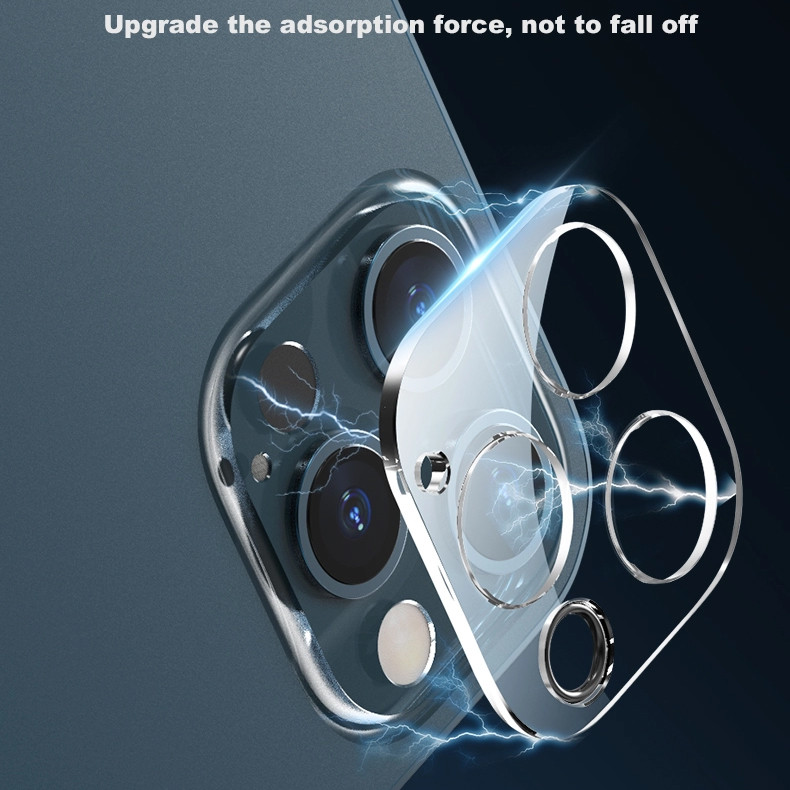 محافظ لنز دوربین آیرون من مدل Apmaxles مناسب برای گوشی موبایل اپل iPhone 12 Pro