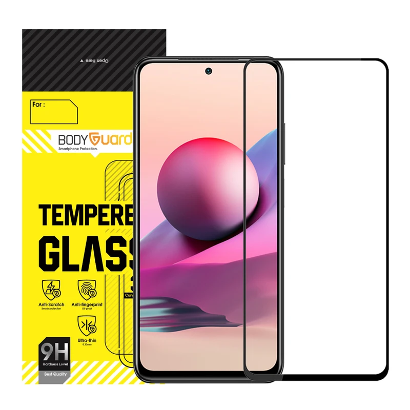 محافظ صفحه نمایش بادیگارد مدل FX مناسب برای گوشی موبایل شیائومی Redmi Note 10s