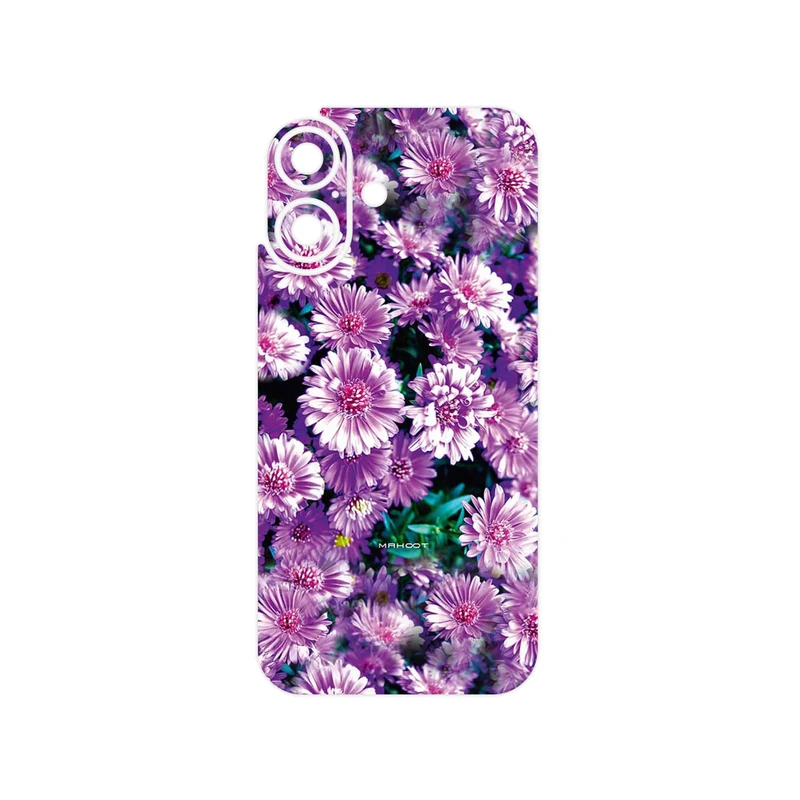 برچسب پوششی ماهوت مدل Purple_Flower مناسب برای گوشی موبایل اپل iPhone 16
