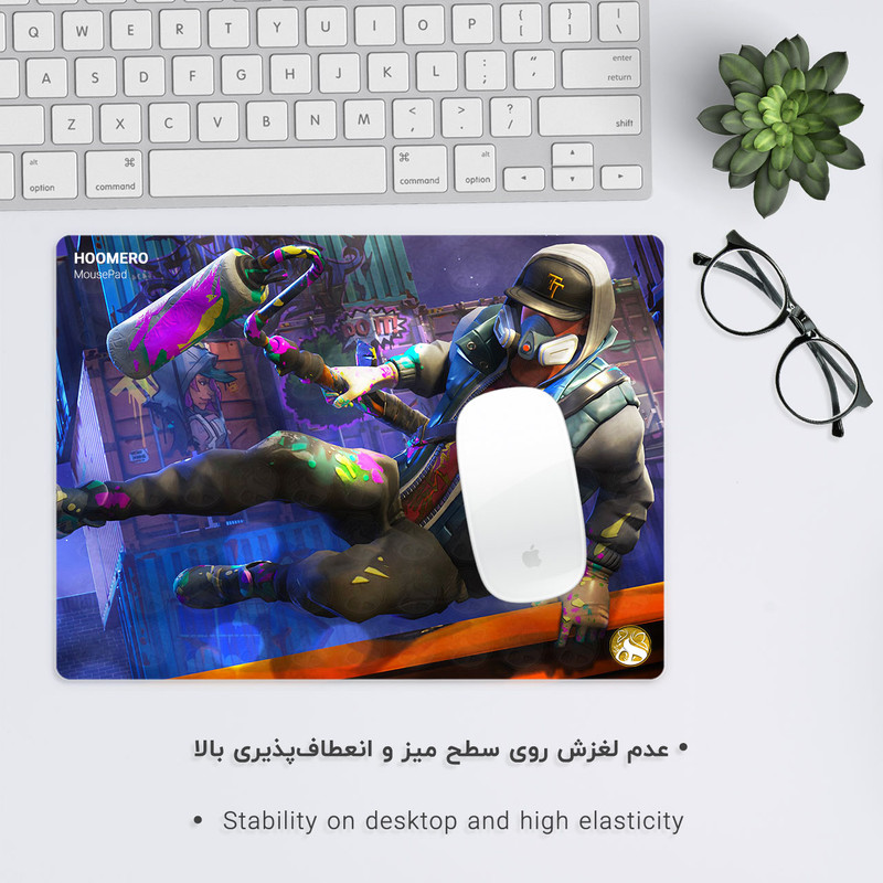 ماوس پد هومرو مدل A4186 طرح بازی Fortnite 2