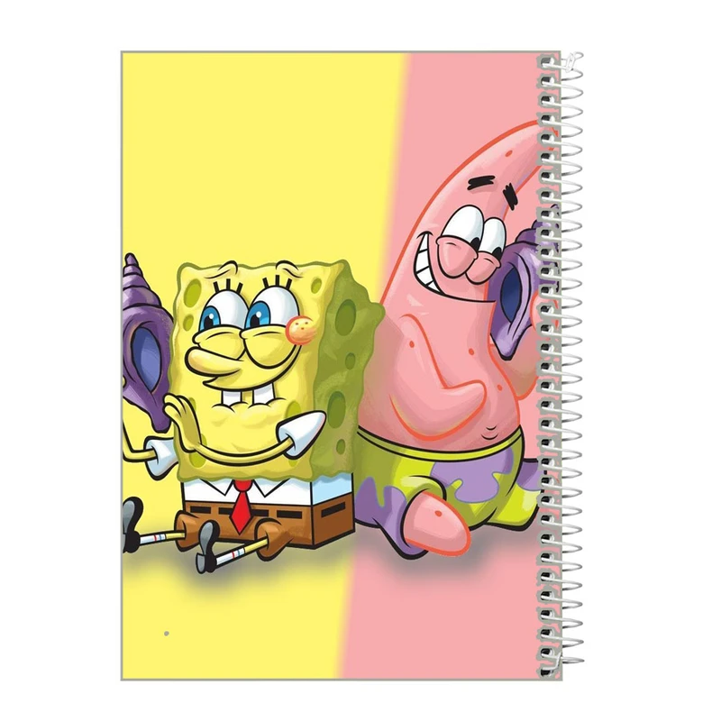 دفتر زبان 60 برگ طرح باب اسفنجی z361