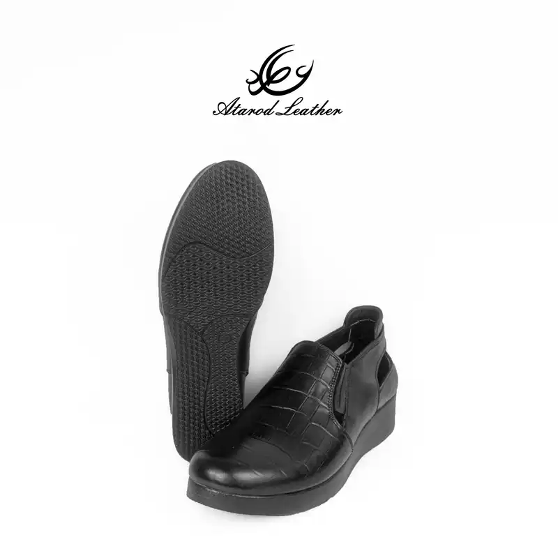 کفش طبی زنانه چرم عطارد مدل چرم طبیعی کد SH232