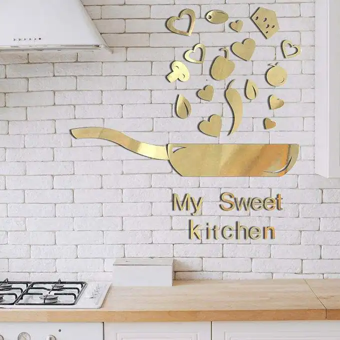 آینه دکوراتیو طرح آشپزخانه