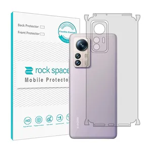 Transparent Rockspace HyGEL model phone back protector suitable for Xiaomi 12S Pro mobile phone