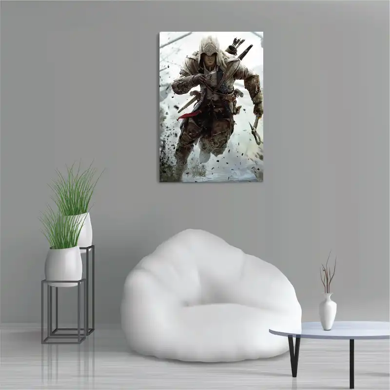 تابلو شاسی طرح گیمینگ کیش قاتل Assassins Creed مدل M0115