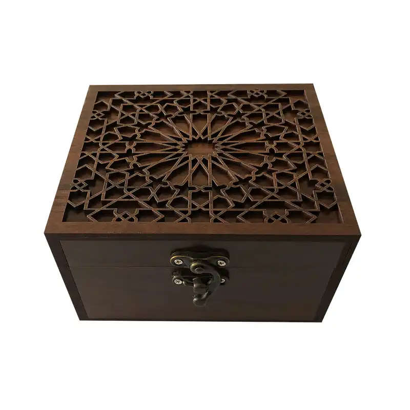 جعبه هدیه چوبی مدل fj3