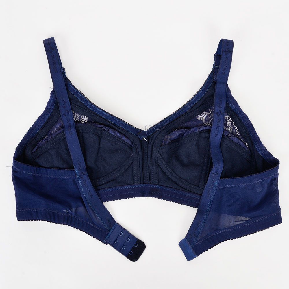 سوتین زنانه تیدامی 724 مدل 340019914 گیپور رنگ سورمه ای -  - 4