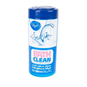 دستمال مرطوب دافی مدل Bath Clean بسته 50 عددی